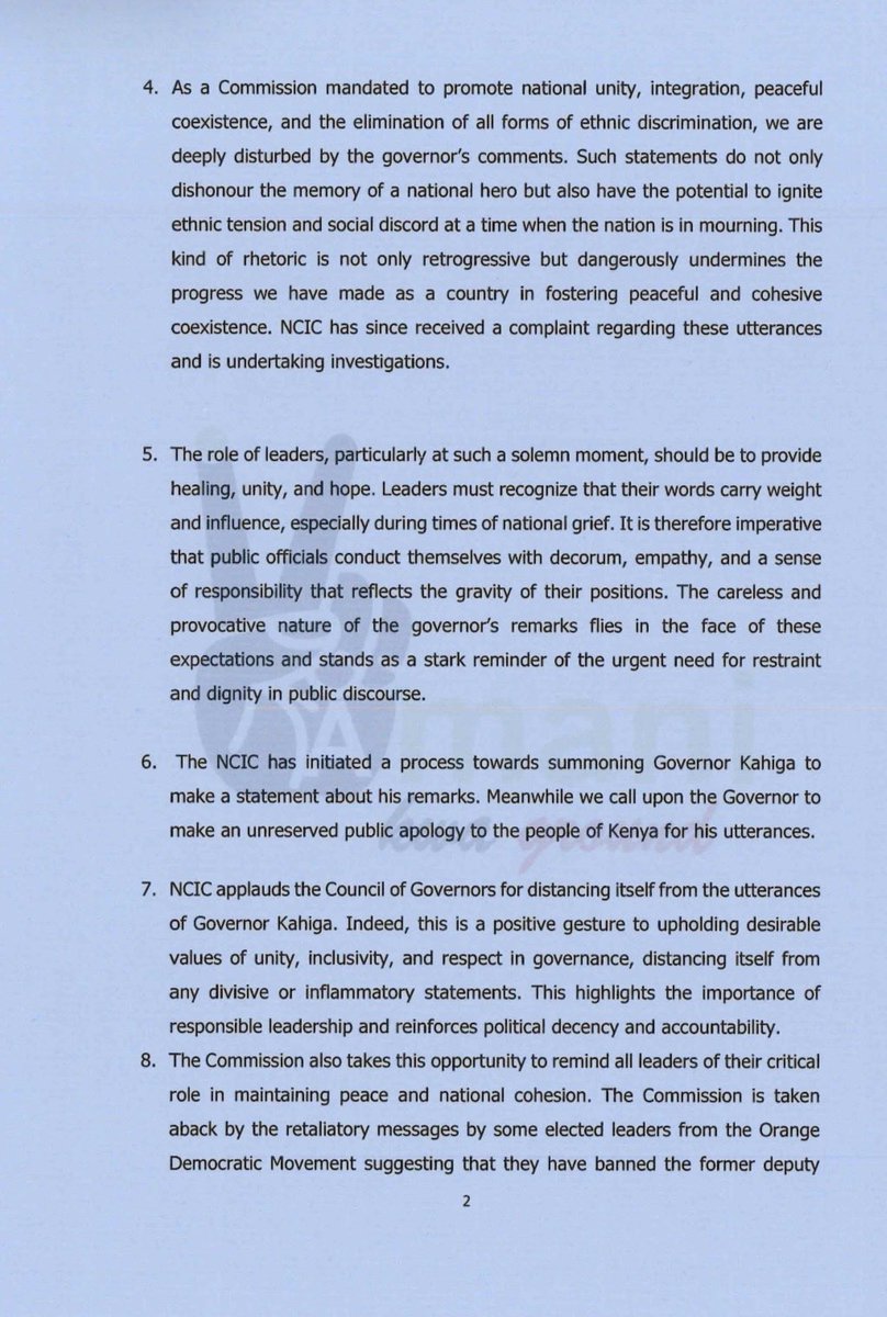 NCIC Kenya tweet media