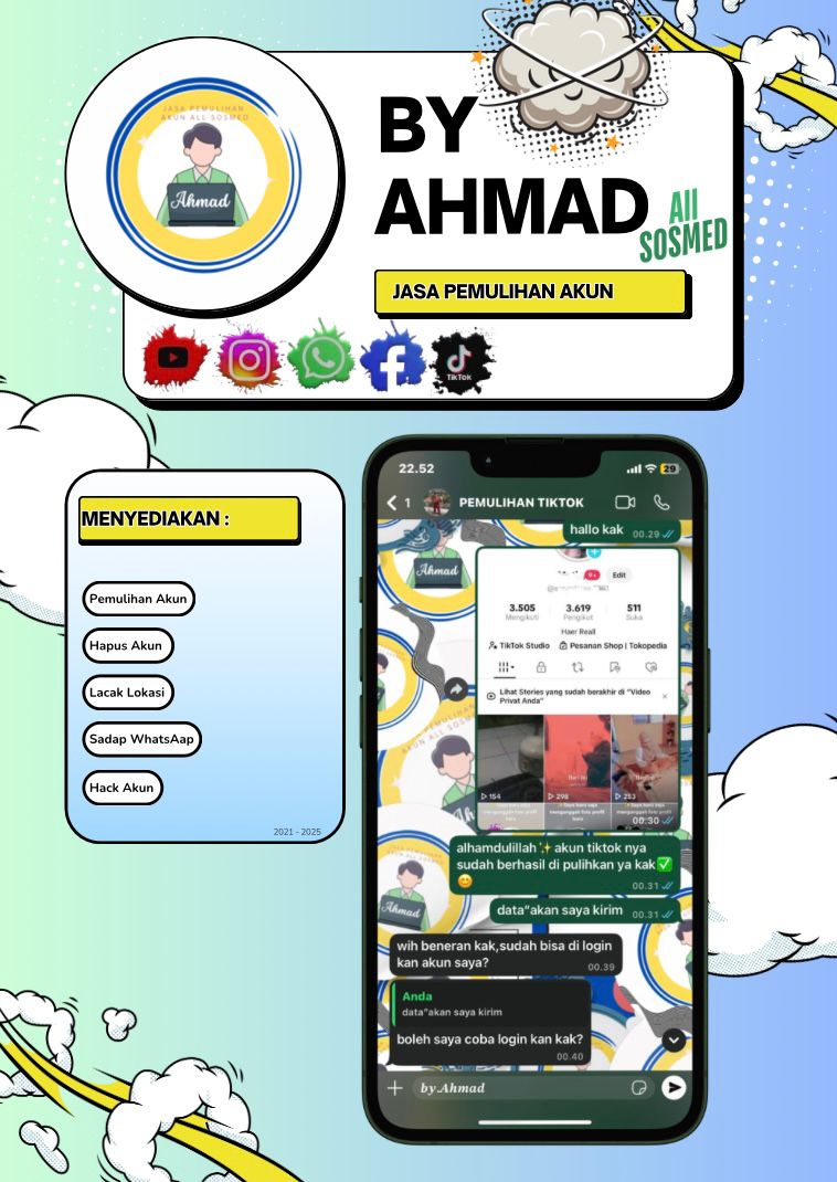 akun_jasa065's tweet image. JASA PEMULIHAN AKUN ALL SOSMED
TERJAMIN DAN TERPECAYA 💯
•JASA SADAP WA
•JASA HAPUS AKUN
•JASA LACAK LOKASI
•JASA HACK AKUN
•JASA PEMULIHAN AKUN
EMAIL,GMAIL,INSTAGRAM,TWITER, FB,TIKTOK , LINE DLL
FAST RESPON WA‼️
wa.me/6283867727879
#zonauang