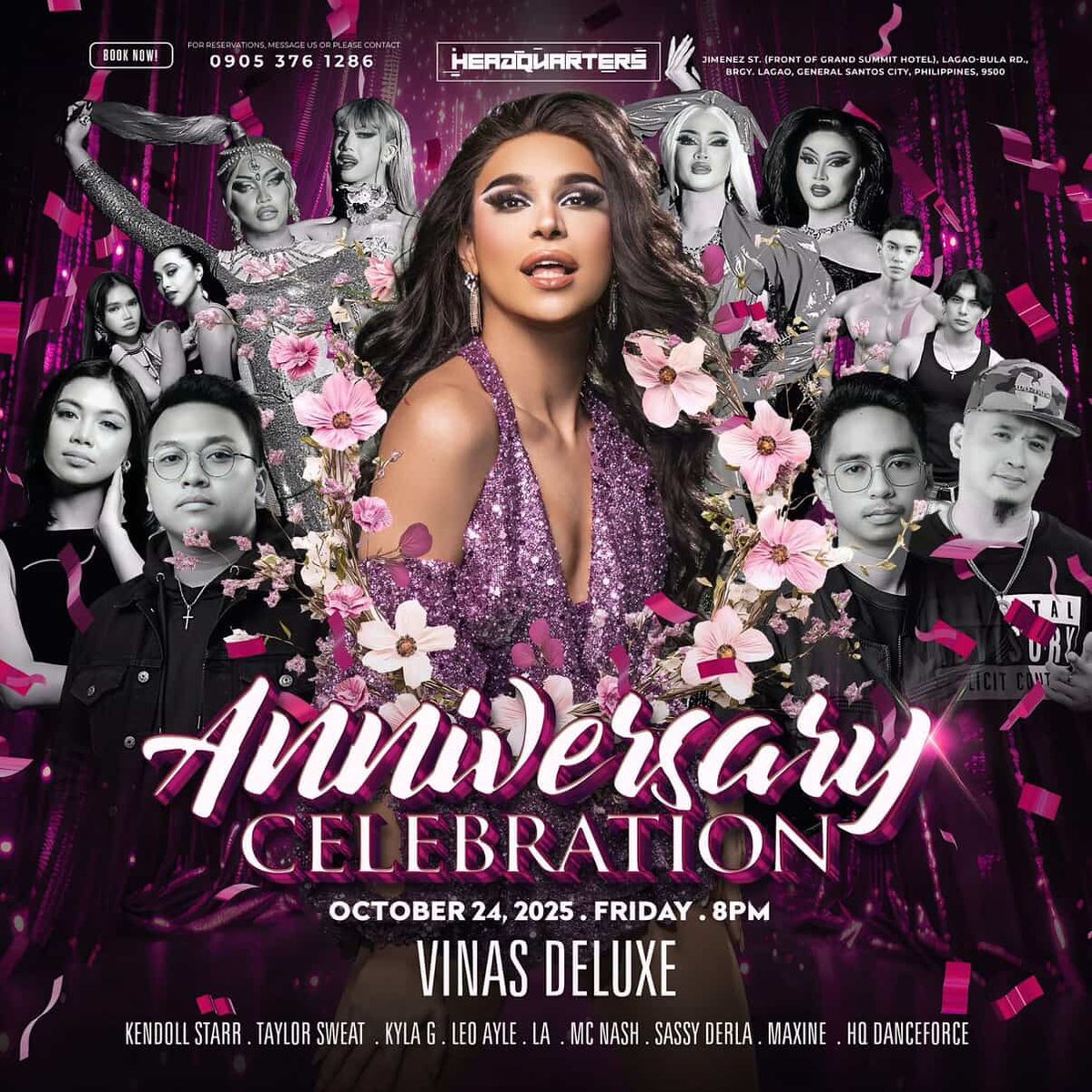 📣GEN SAN READY NA BA KAYO?! Misis <a href="/VinasDeluxe/">Viñas Deluxe #MisisIt</a> is coming to HQ Headquarters this Friday October 24! Gow na! Meet the queen! 💋

Get your tickets here! ⬇️
🎟️09053761286