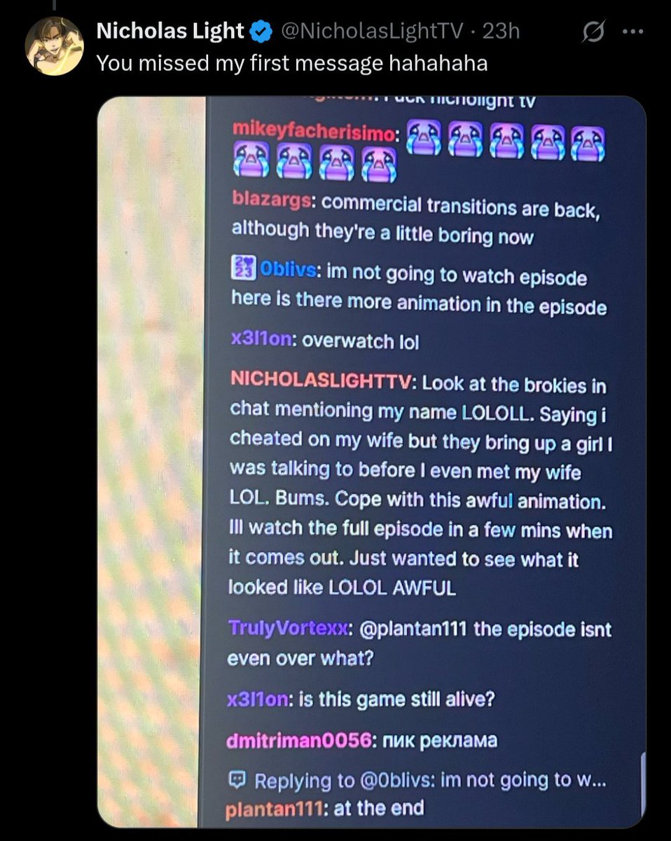 Sure seems like a person who loves the IP like he claims right?