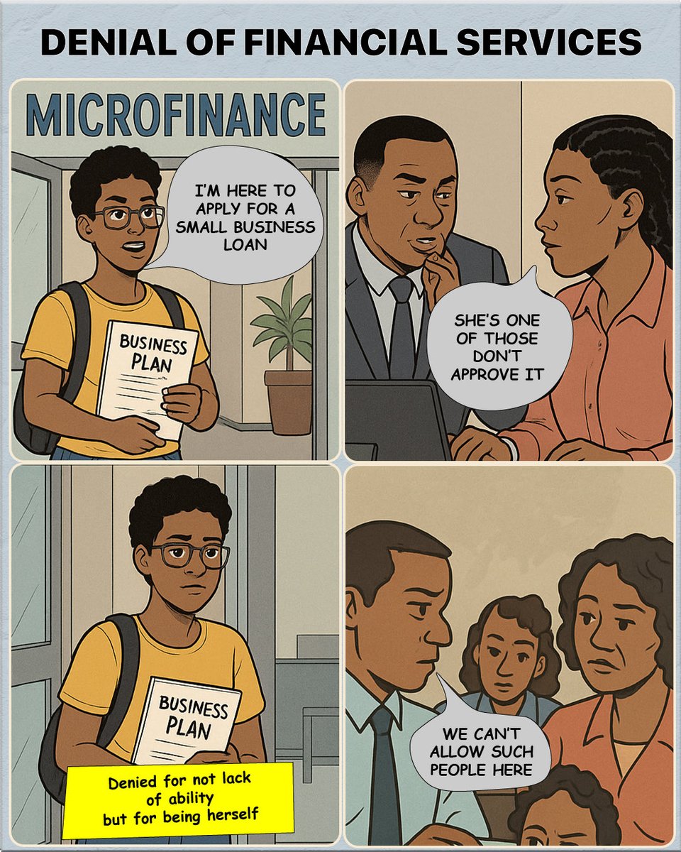 Financial inclusion must mean inclusion for all.
In Uganda, too many marginalized womxn are denied loans, SACCO membership, or even bank accounts simply for who they are.
We call on financial institutions to uphold fairness, dignity, and equal access for every Ugandan.