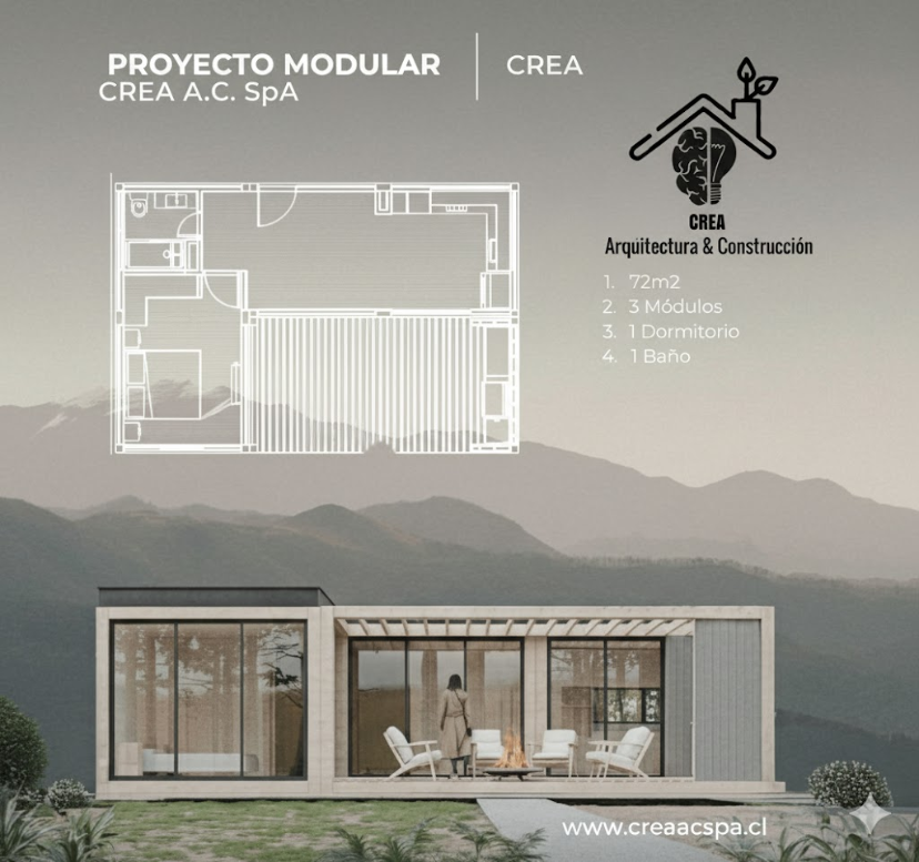 irkian's tweet photo. https://t.co/x8cZ20kfke
🚀🌳 ¡El futuro de la vivienda llegó con CREA AC SpA!  nuestro exclusivo Modelo Modular Transportable : rápido de instalar, eficiente y diseñado con la sostenibilidad en mente. Olvídate de las complicaciones y disfruta de un hogar moderno y funcional. https://t.co/Ac7vCmdgUS