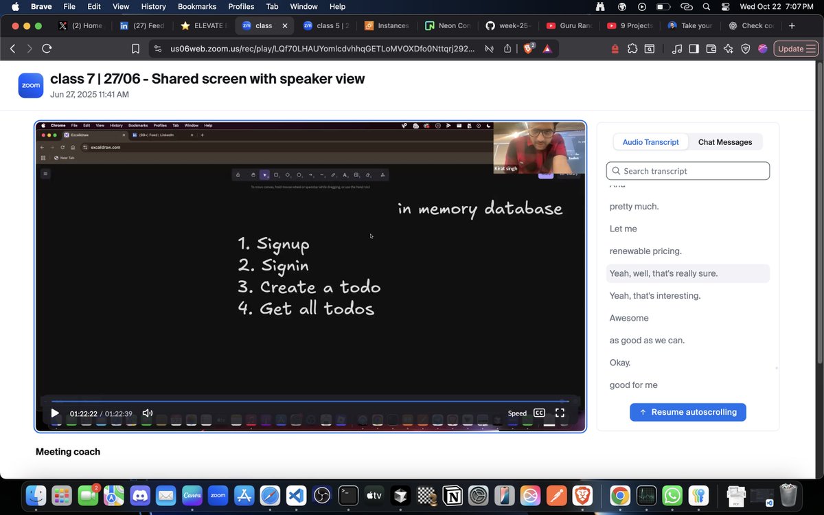 Gautam__Rathour's tweet image. Revised some key backend concepts today -
#JWT, #Encryption, and #Decryption.

Slowly connecting all the dots from signup → signin → todo API.
 #100xDevs #WebDev #LearningInPublic