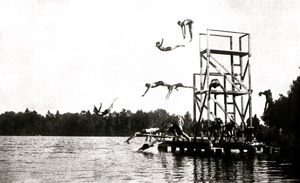 Jump in, dive in, but no cannonballs, please.