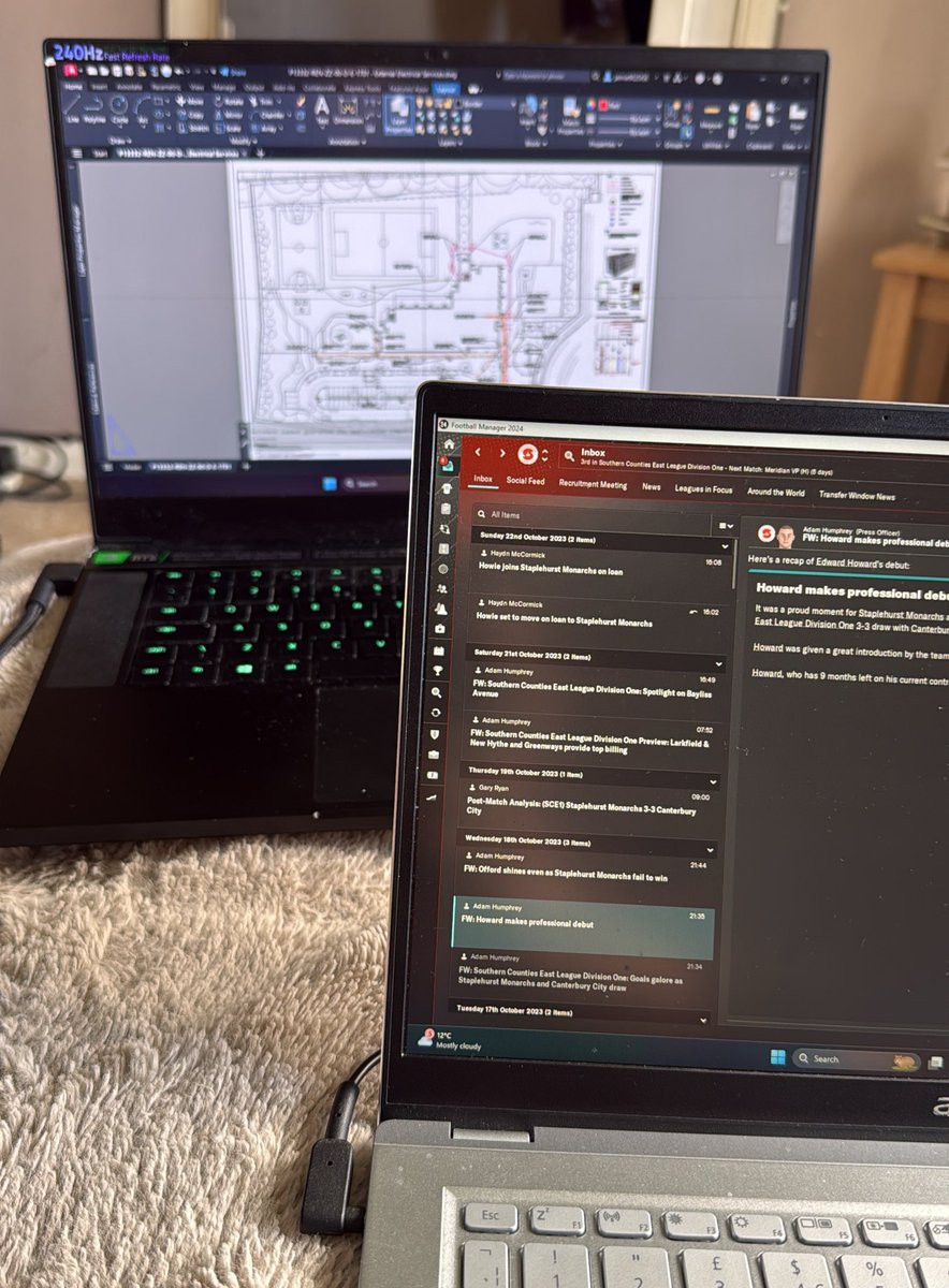 Last bit of FM24 before #FM26 tomorrow.

Sorry, work. You can do one I’m afraid.

Priorities.