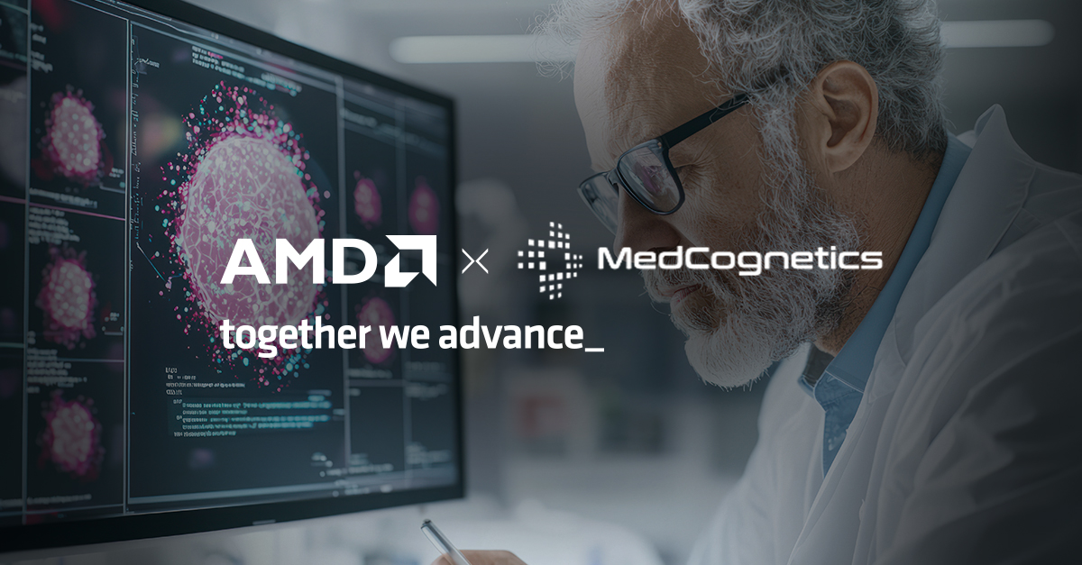 AMD's tweet image. ⚕️Making early cancer detection more accessible  

@medcognetics uses AI on AMD technology to help radiologists deliver faster, more accurate breast cancer diagnoses, from hospital workstations to rural screening vans.

Learn more: amd.com/en/blogs/2025/…

#TogetherWeAdvance…