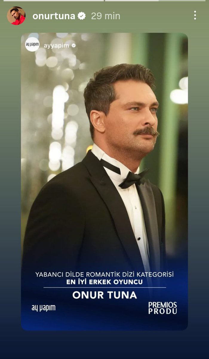 A well-deserved award, so many years of effort are beginning to be rewarded, congratulations! 🥳👋👋🥰
#OnurTuna  <a href="/OnurT_/">onur tuna</a>