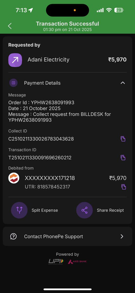 Rohitkumar49372's tweet photo. CA NO 100809071 Payment done yesterday still not reflecting and there is no electricity from last 2 days and false information providing by advisor entire diwali I don't have electricity @gautam_adani @AdaniOnline @Adani_Elec_Mum tumhare ghar mai aag lage mera ghar ki light cut a https://t.co/WTFLWmbcFx