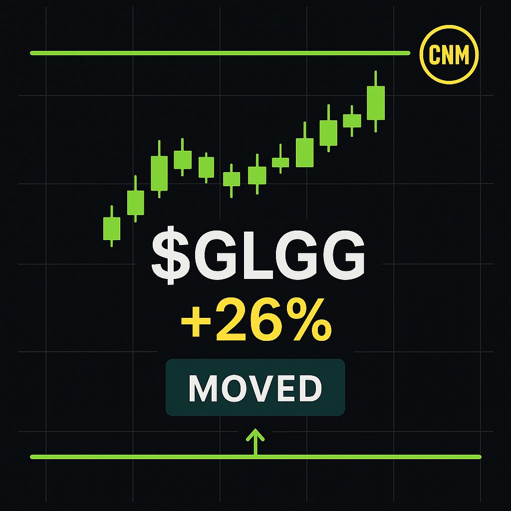 CoachNickMoney's tweet image. 🚀 $GLGG steamed ahead today! Volume surged 📈 and RSI hit the sweet spot! 📊 Bullish vibes igniting chart momentum! 🔥 #HotStock #BreakoutBuzz