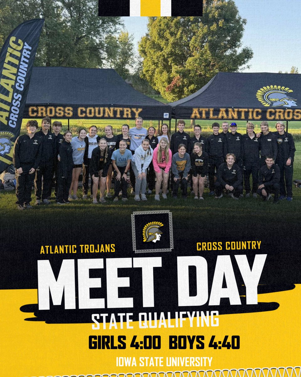 State qualifying meet day in Ames! Results at the link below. It also has a tab for the map on the left. Let's go!! 
results.aatiming.com/meets/58313