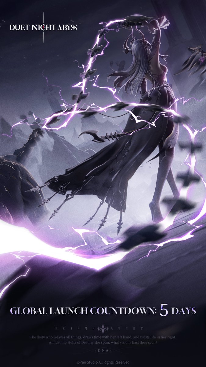 ✦ 5 Days to Global Launch of Duet Night Abyss

Wait in silence.
Soon, thunder and whipblade shall make their sole proclamation.

✦ Pre-register in Store
bit.ly/47J1kAP

#DuetNightAbyss #DuetNightAbyssLaunch #DuetNightAbyss1028