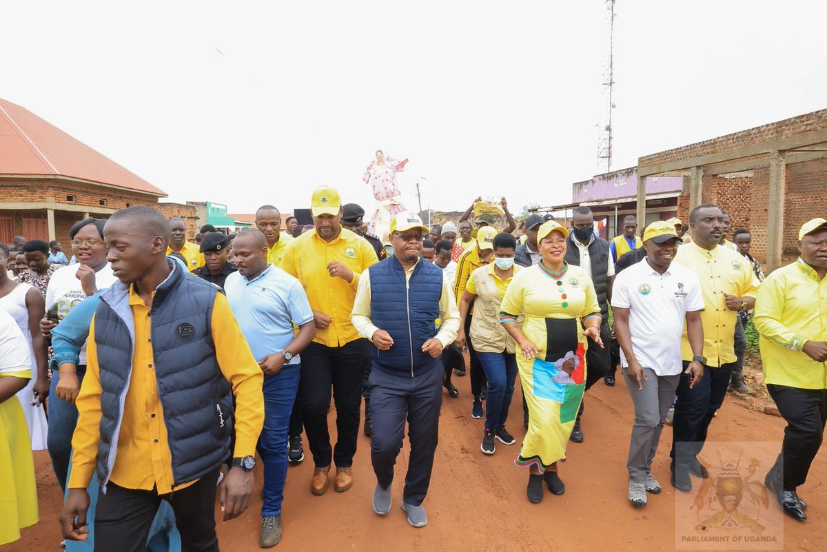 AnitahAmong's tweet image. We would like to extend our heartfelt gratitude to all our friends who traveled from near and far to be with us. A special thank you to H.E. @ESsekandi, my colleagues in the @NRMOnline Central Executive Committee, Hon. Moses Mushabe, @ARwakajaraMP, Collins Tanga, my younger…
