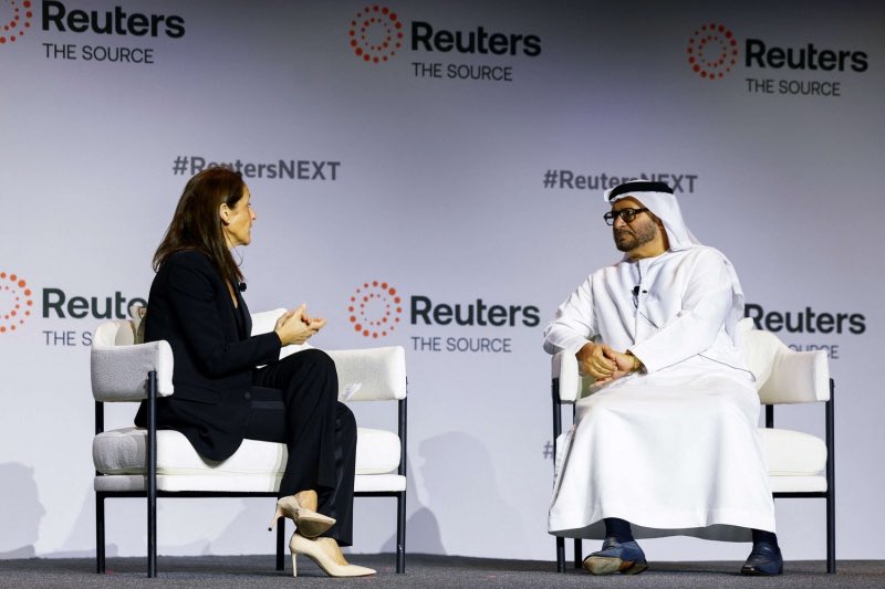 معالي أنور قرقاش خلال قمة "رويترز نكست الخليجية" يؤكد الخط الإماراتي الأحمر

-اتفاقيات التطبيع مع إسرائيل عام 2020 أثمرت نفوذا سياسيا فعالا تستخدمه أبوظبي للدفع باتجاه حل الدولتين الشامل ورفض المواقف المتشددة التي تعيق السلام

-اتفاقيات التطبيع مع إسرائيل منحت دولة الإمارات نفوذا