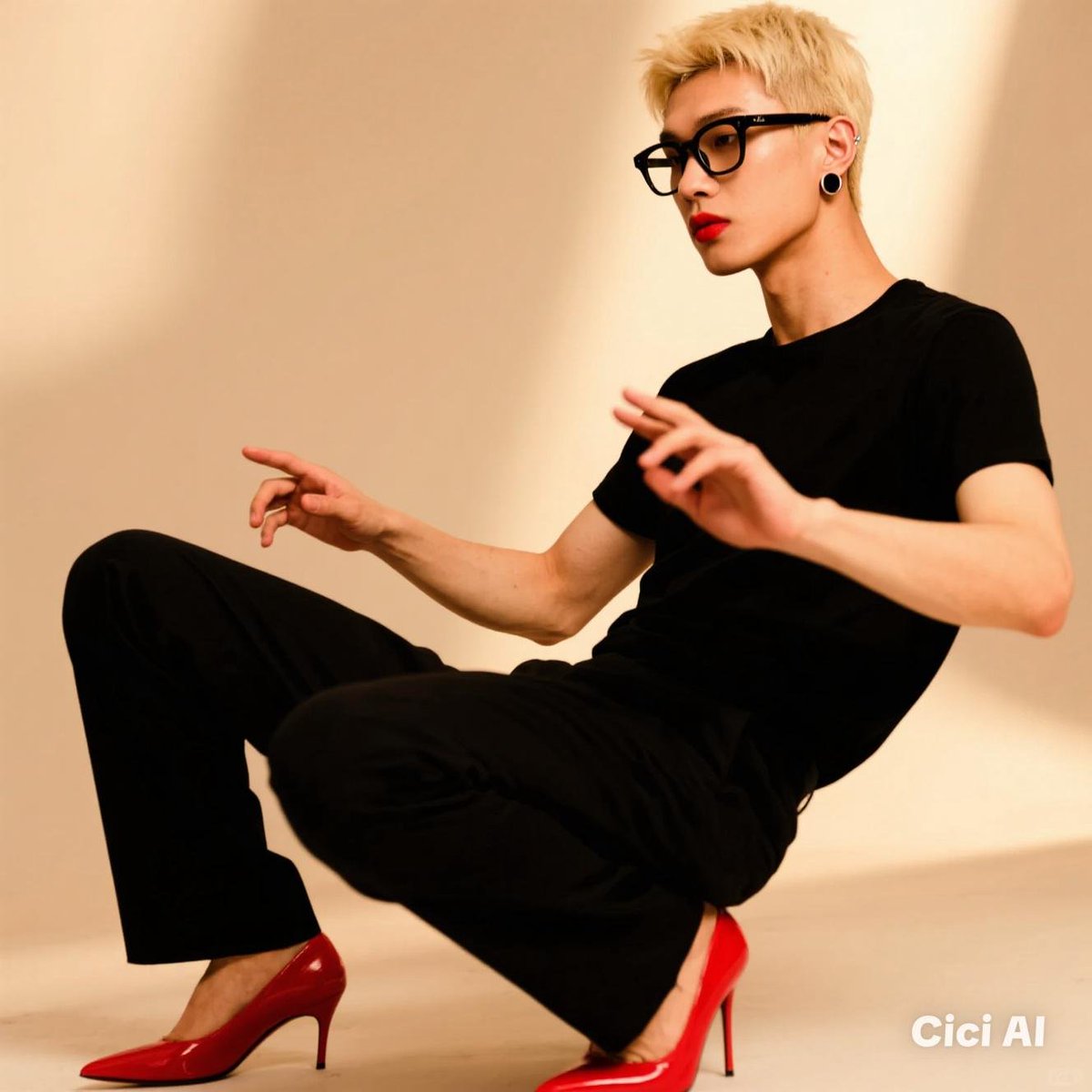 Zxcvbnm3230's tweet image. こういうオネエ好き。
オネエと楽しくお話したいなぁ。
かっこかわいい自分流を貫くオネエって、最高じゃん。
ちなみにこの画像生成したオネエに「黒川健斗」って名前つけて、ネイル上手そうだから「ネイルちゃん」って呼んでる。
まじで可愛い…推す。
 #創作  #AI画像生成 
 #オネエ
 #オネエ好き