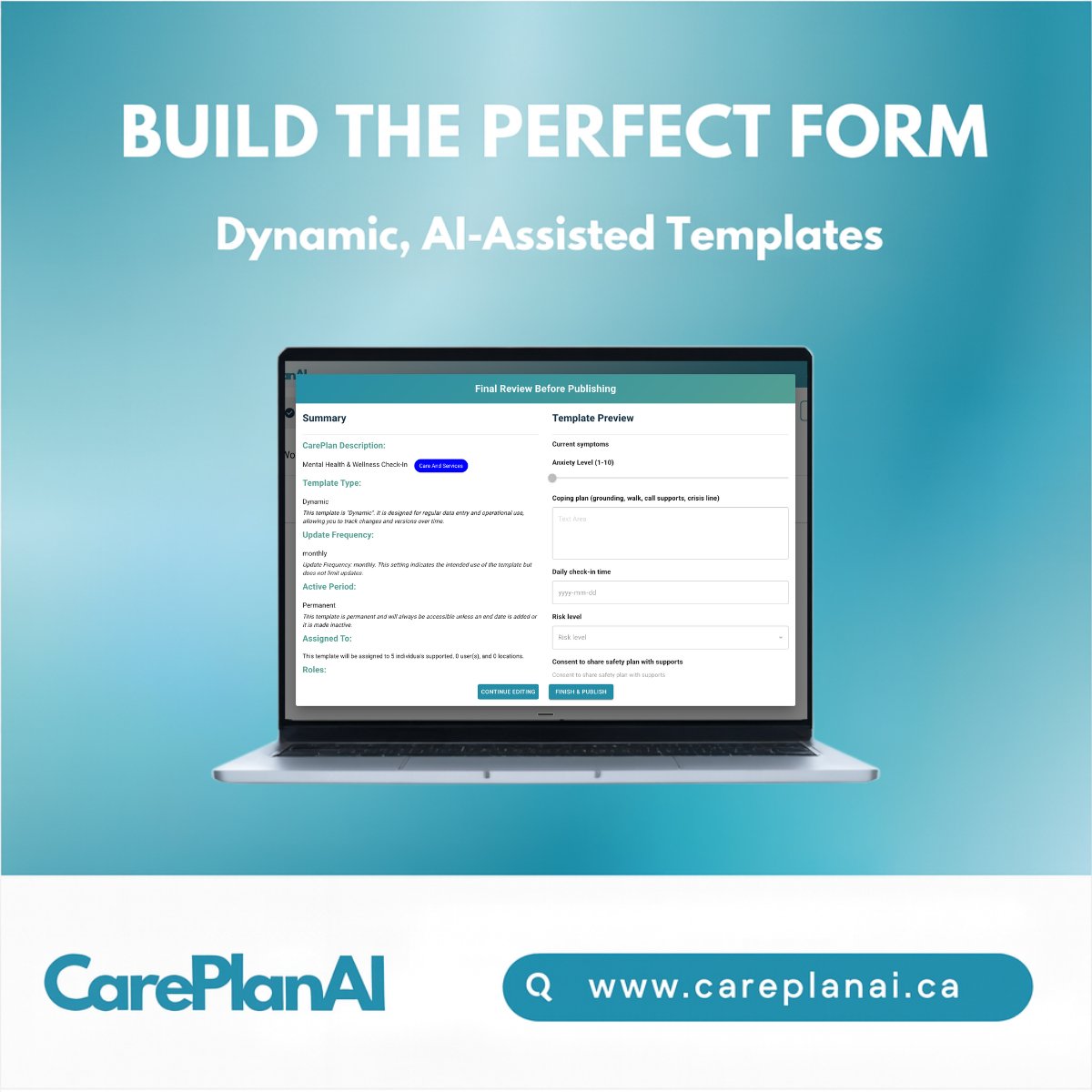 CarePlanAI's tweet photo. Your data shouldn't be a compromise.

Build your workflow, your way.

🔗 https://t.co/BXdEET6If7

#CarePlanAI #CustomForms #AI #DataCollection #HealthTech https://t.co/dd0tQIStHV https://t.co/fl1AR2bECM