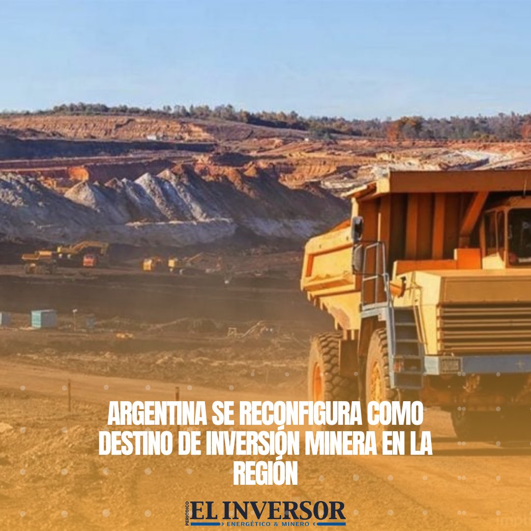 ⛏️ Argentina mejora su posición como destino de inversión minera en la región

🔗 elinversorenergetico.com/argentina-se-r…

#Minería #Argentina #Inversión #Litio #Cobre #Oro #ICMM #DesarrolloMinero