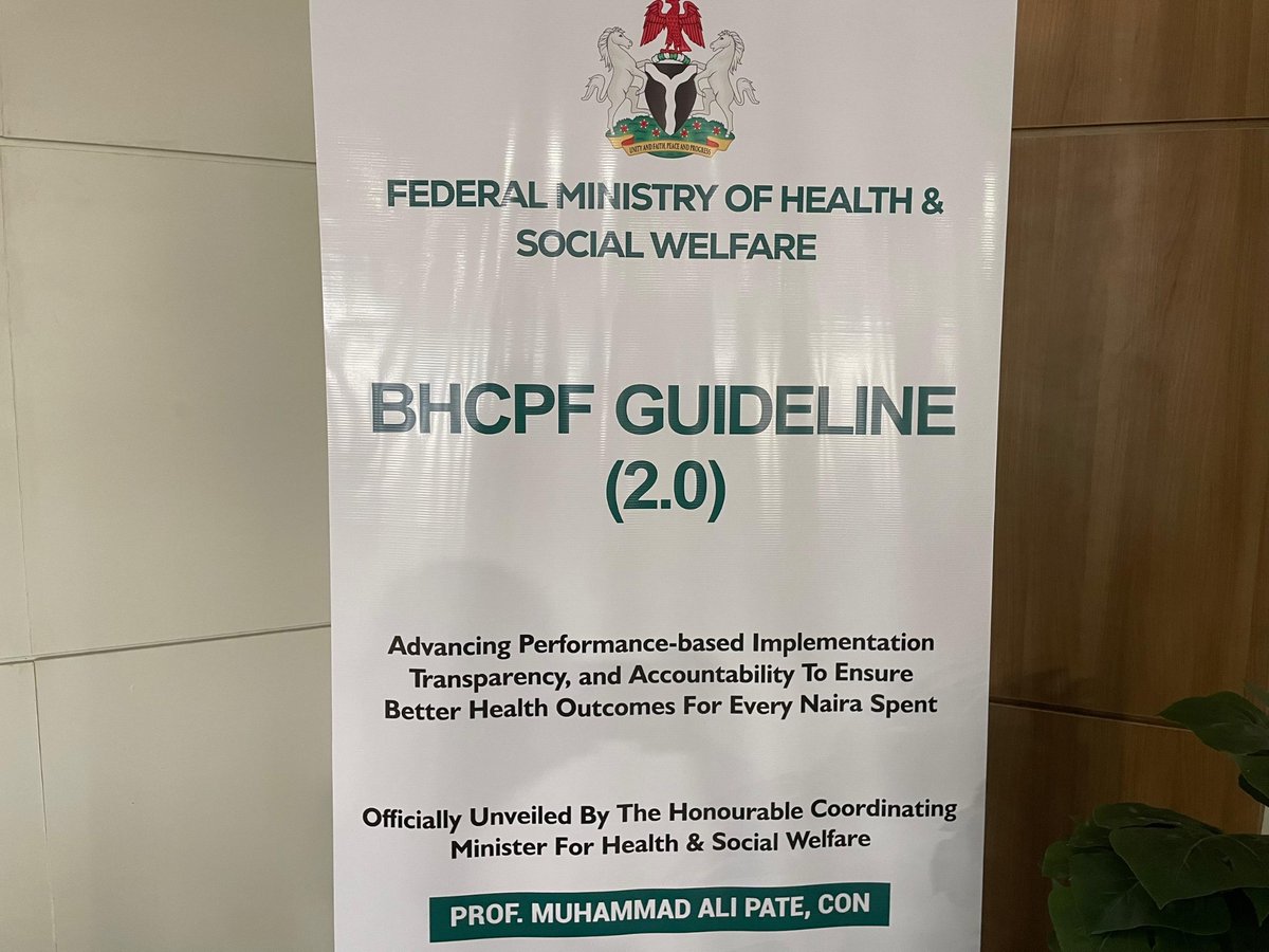 FG Unveils Basic Health Care Provision Fund,  BHCPF, Guideline 2.0; Approves ₦32.9 Billion For Disbursement

The Federal Government has officially launched the Basic Health Care Provision Fund (BHCPF) Guideline 2.0, aimed at enhancing coordination and delivering better health