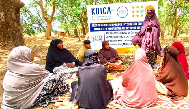 IfrahFoundation's tweet image. With support from @KOICAKenya through @UNFPA_SOMALIA, local GBV activists in Jowar held dialogue sessions on the #SASATogether #SupporPhase, discussing its aims &amp;amp; objectives, and sharing how skills, encouragement, &amp;amp; joining power with others help prevent violence.
#EndVAW