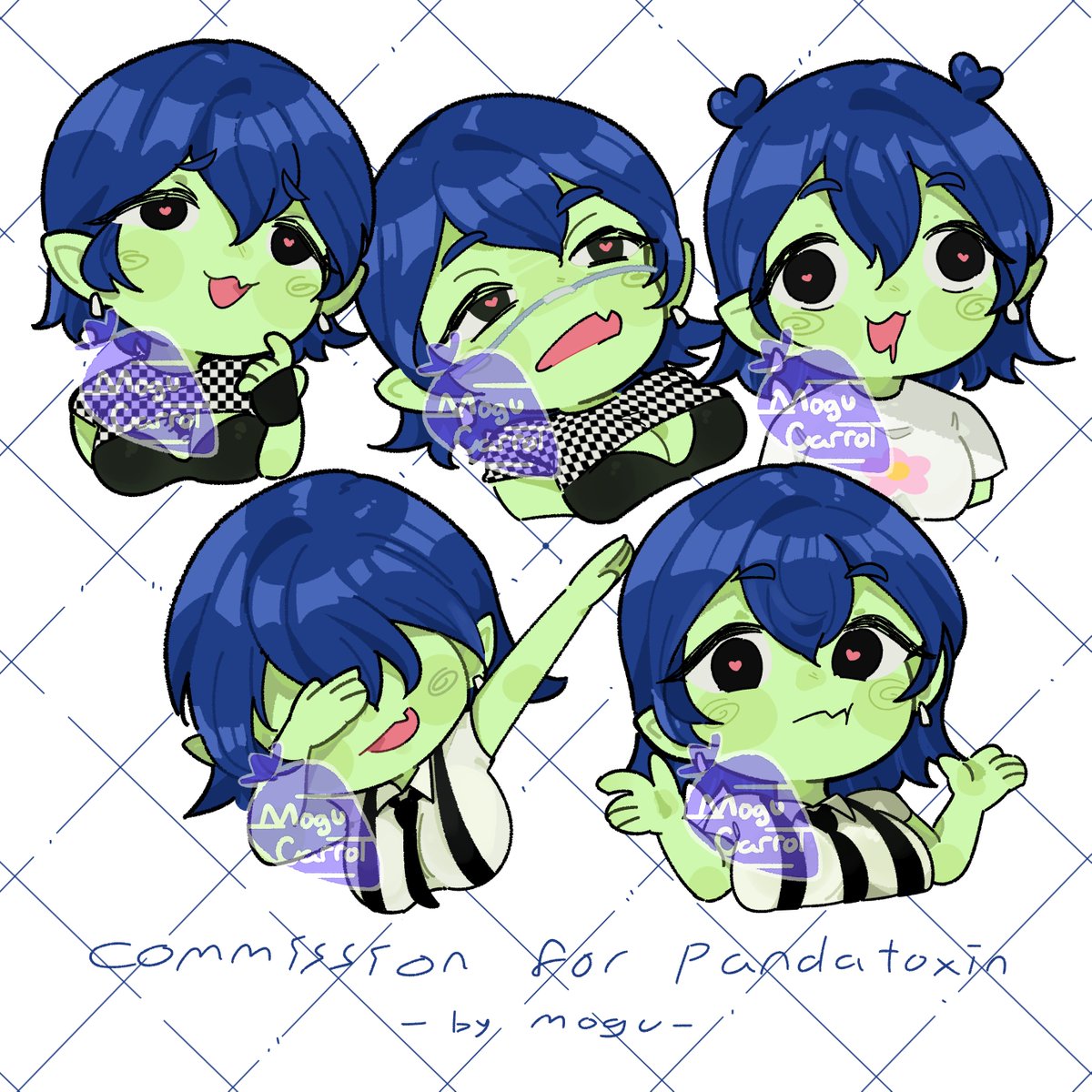lil gremlin for @/pandatoxin!! :33

#VGenComm #commission #chibi #emotes