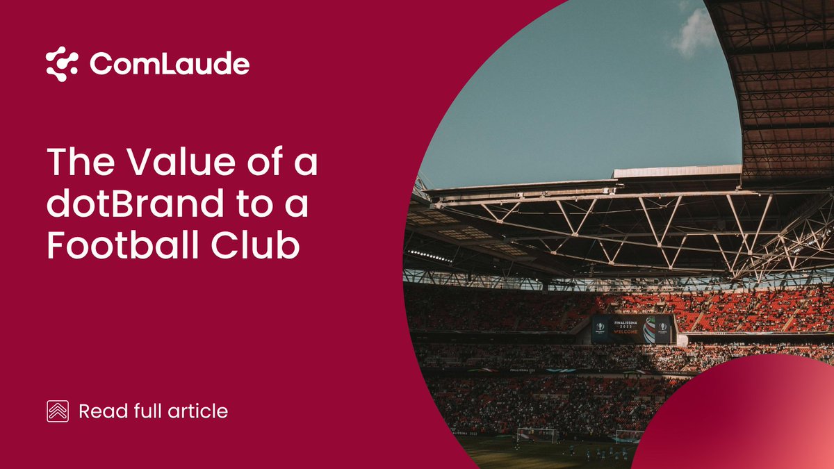 Brand value + digital trust = everything for top football clubs. ⚽

DotBrand TLDs deliver control, authenticity &amp; ROI.
2026 ICANN round: don't miss it.

👉 comlaude.com/football-clubs…

#dotBrand #Football #ICANN2026