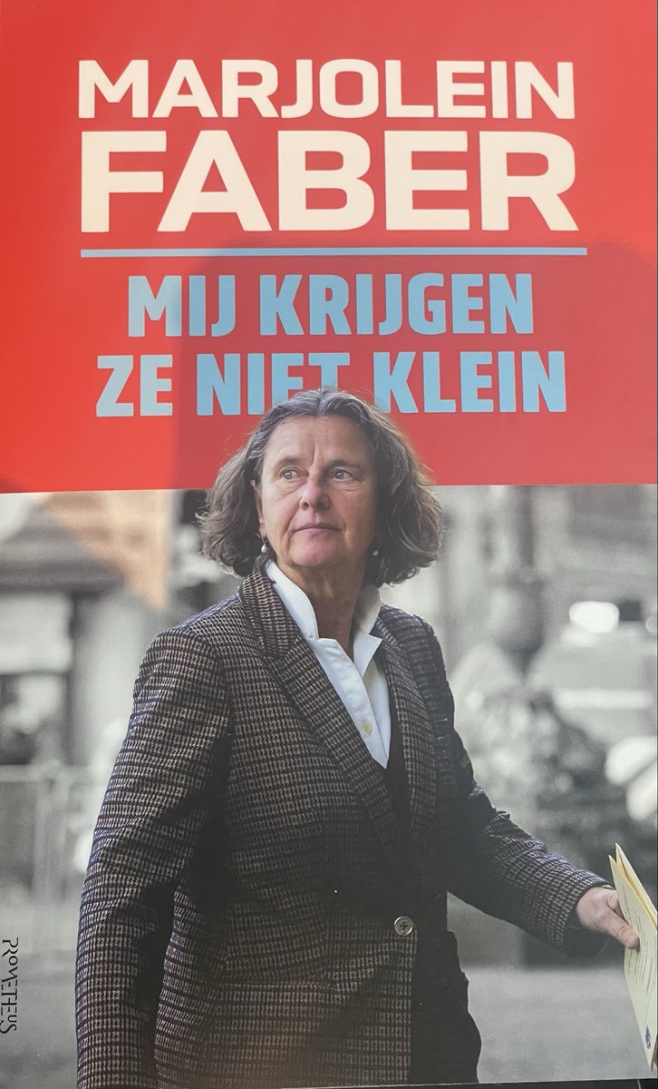 Voor alle kandidaats kamerleden een leestip
Lees “Mij krijgen ze niet klein” het boek van Marjolein Faber <a href="/PVVpers/">PVV | Partij voor de Vrijheid</a> . Een inkijkje hoe ambtenarij bij <a href="/ProvincieGL/">Gelderland</a> te werk gaat en hoe in Den Haag beleidsveranderingen door remmers in vaste dienst tegenwerking krijgen.