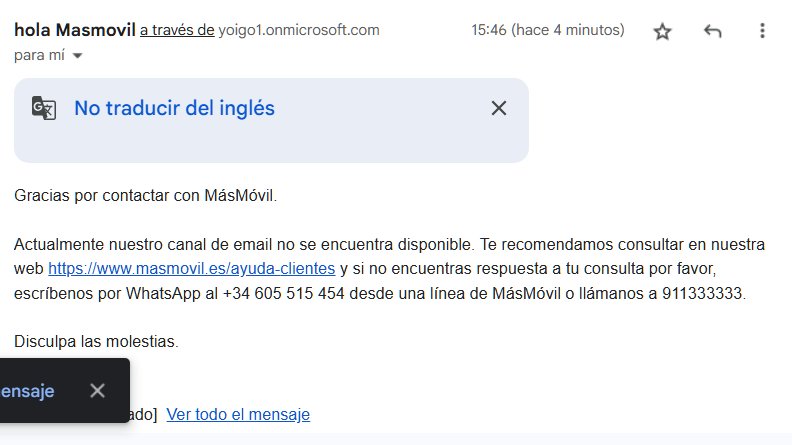 <a href="/masmovil/">MASMOVIL</a> A través de correo la respuesta es la misma: