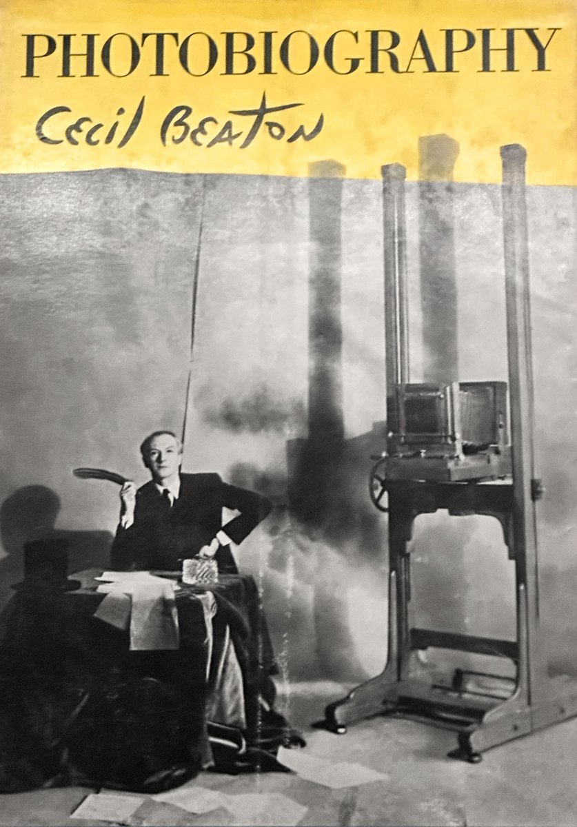 Just been to visit Cecil Beaton's Fashionable World exhibition at the National Portrait Gallery. Saw his book cover and having used 10x8" cameras for advertising shoots in the past its amazing to see what his 10x8" camera and stand looked like. <a href="/AssocPhoto/">The AOP</a>