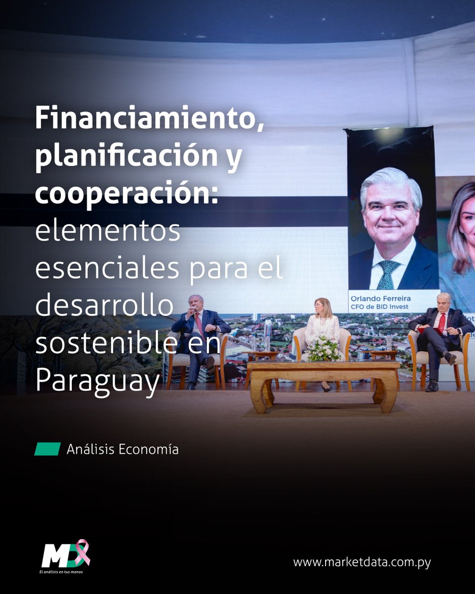 marketdata_py's tweet image. 🇵🇾 Los organismos multilaterales resaltaron que Paraguay cumple con los requisitos para captar inversiones y progresar hacia un crecimiento sostenible, reafirmando su compromiso con el país.
📍 Leé más en n9.cl/jwim1k