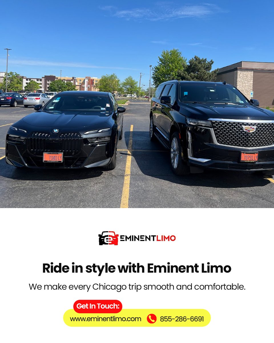 EminentLimo's tweet photo. Ride in style, arrive relaxed. 🚗

From sleek sedans for solo trips to spacious SUVs for family travel, Eminent Limo has the perfect car for every journey.

Choose your ride today and travel the Eminent way.

#luxurytransport #sedanvssuv #chauffeurservice #executivetravel https://t.co/9nCi4VnMgR