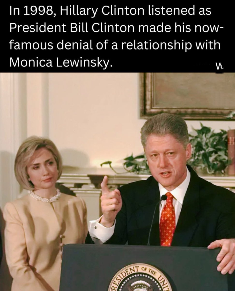 With a straight face he lied. Evil.