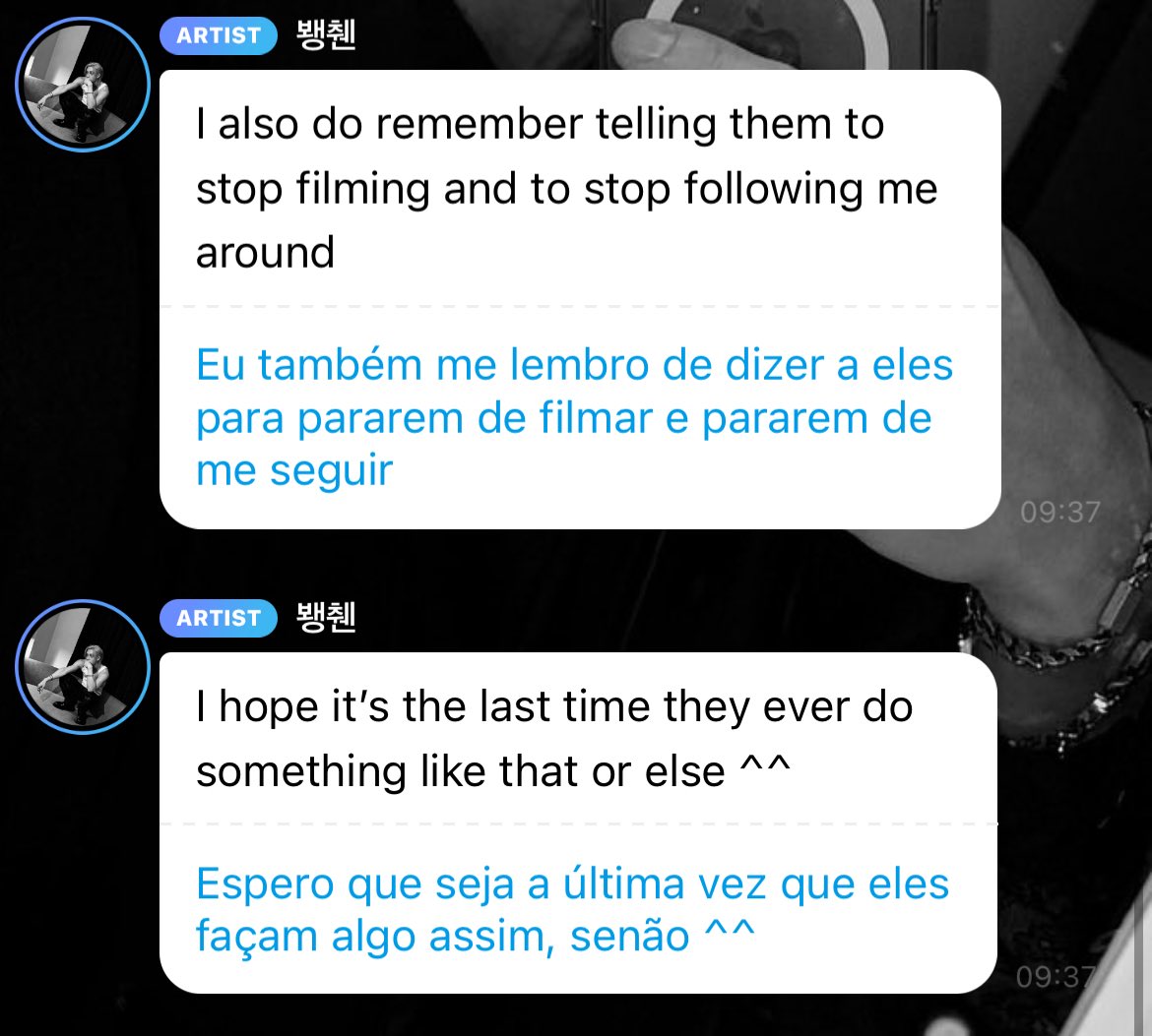 lyrichangbin's tweet image. Antes de serem idols, eles são pessoas, e merecem respeito e privacidade. Tudo o que vocês fazem chega até eles, então cuidado com a ideia de que é “só um vídeo inocente”. Filmar alguém sem autorização é errado e, de um jeito ou de outro, isso traz consequências sérias.