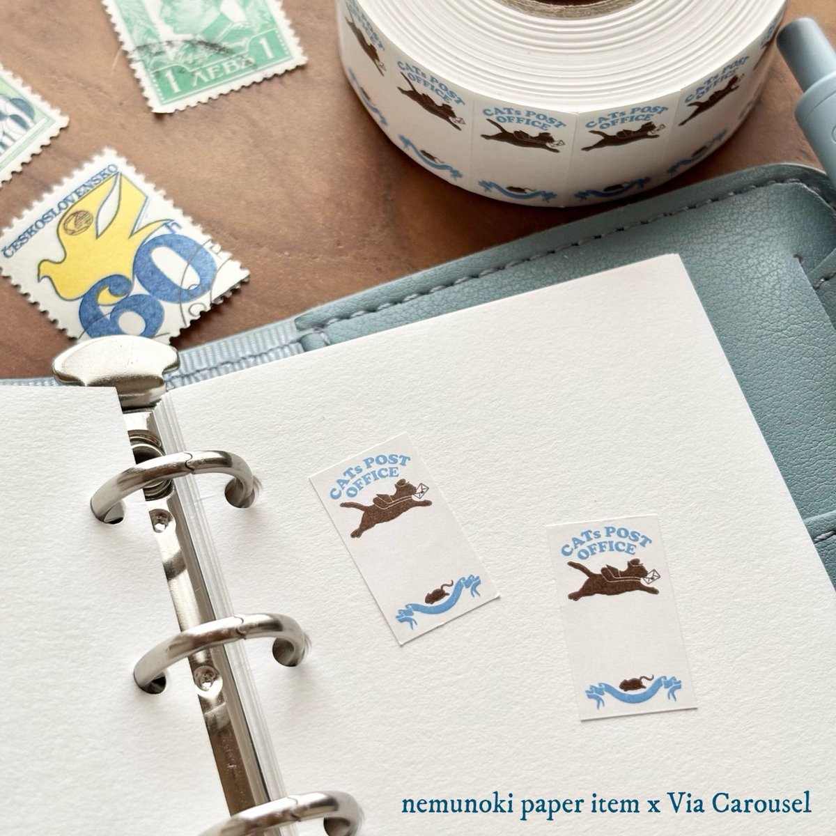 CoronaRosarum's tweet image. 引用元ポストのミニスタンプは未入荷アイテムです
(中央部分に小さなスタンプがおせます!例の写真です)
ラベルシールをペタぽんでお求め頂けます