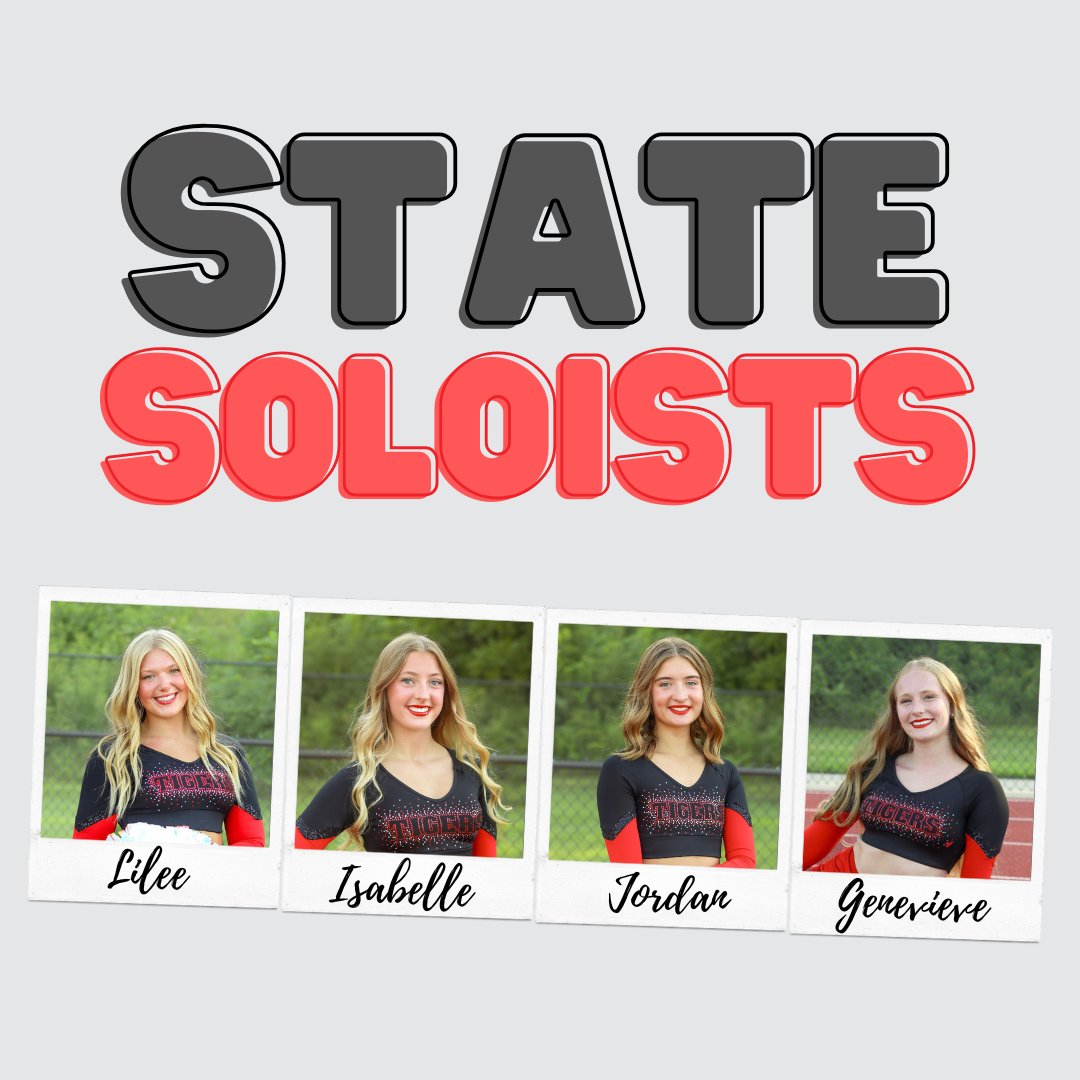 Get ready to shine! ✨Our four talented soloists are taking the floor at the State Solo Qualifiers on Thursday! Join us at Pella High School to support our girls!

• Lilee - 8:16 AM
• Isabelle - 8:51 AM
• Jordan - 9:40 AM
• Genevieve - 10:15 AM

✨Awards at 12:45 PM