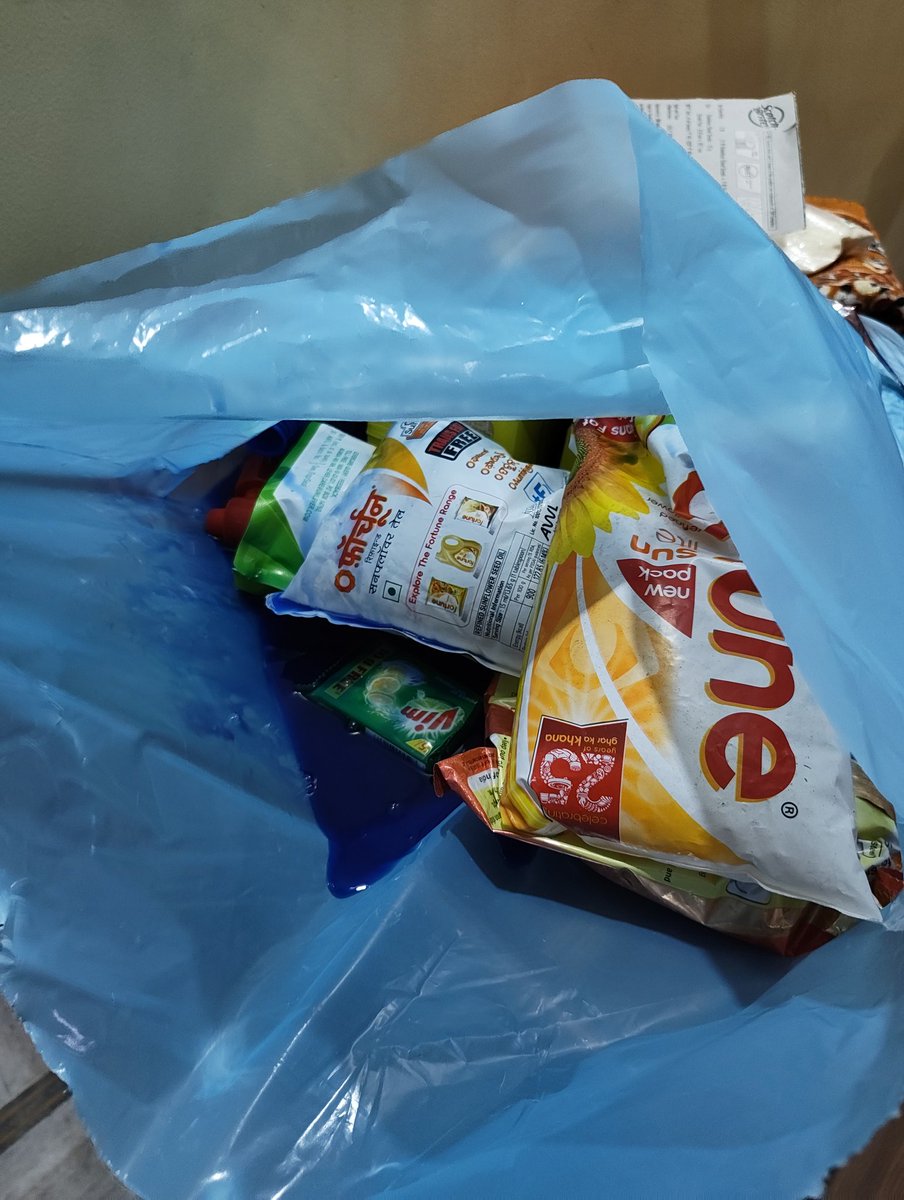 us_utk's tweet photo. @JioMart I have ordered some products from jiomart. The toilet cleaner bottle is cracked and it is spread in the pollybag . I want to exchange all the products https://t.co/cXBFrJy17C