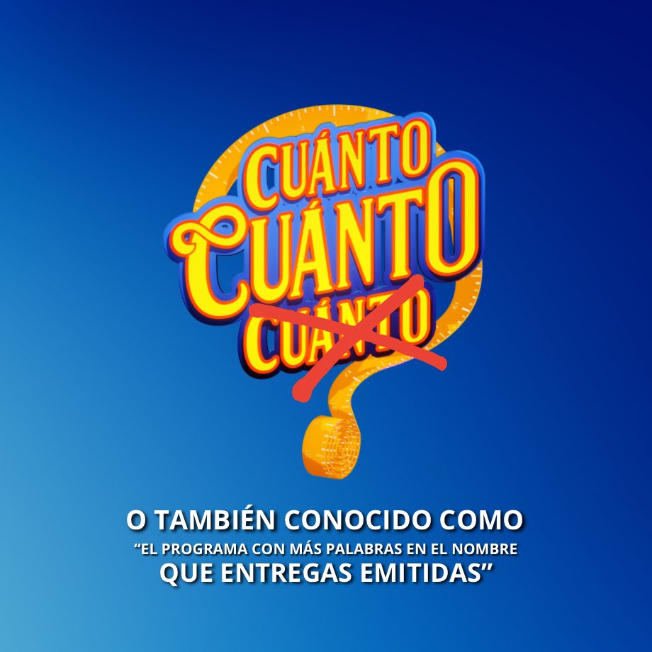 Cuánto, cuánto, cuánto tweet media
