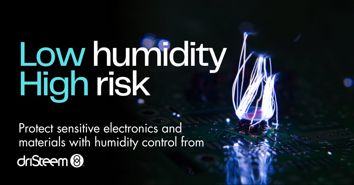 dristeem's tweet image. As temperatures drop and indoor air dries out - static season begins. Keep your environment balanced and your systems protected with DriSteem humidity control solutions. Learn more: zurl.co/BnInJ
#HumidityControl #StaticSeason #IndoorAirQuality #HVAC #BuildingHealth