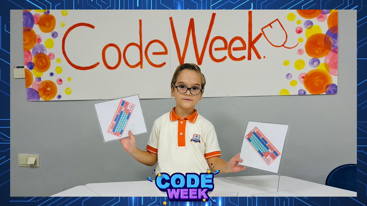 BilnetBornova's tweet image. 💻✨ Bilnet Okullarında #CodeWeek Coşkusu!✨💻
Bu hafta öğrencilerimizle CodeWeek (Avrupa Kodlama Haftası) kapsamında kodlamanın eğlenceli dünyasına adım attık!
Oyunlar tasarladık, algoritmalar kurduk; dijital becerilerimizi geliştirirken bol bol eğlendik.🎮🤖