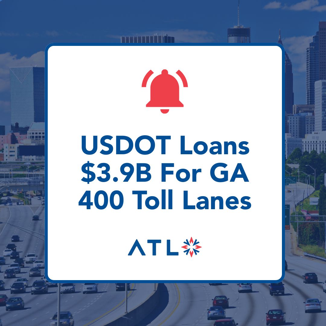 ATLTransitLink's tweet image. Exciting news for Atlanta! The U.S. Department of Transportation has approved a landmark $3.89 billion loan to advance the SR 400 Express Lanes Project, a big step forward for our city.
This historic investment will help reduce daily delays by thousands of hours, offering…