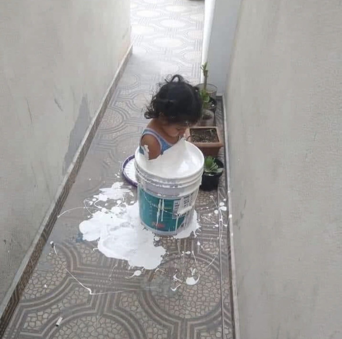 Everyone wonders “what would happen if…” toddlers just go find out. I respect that