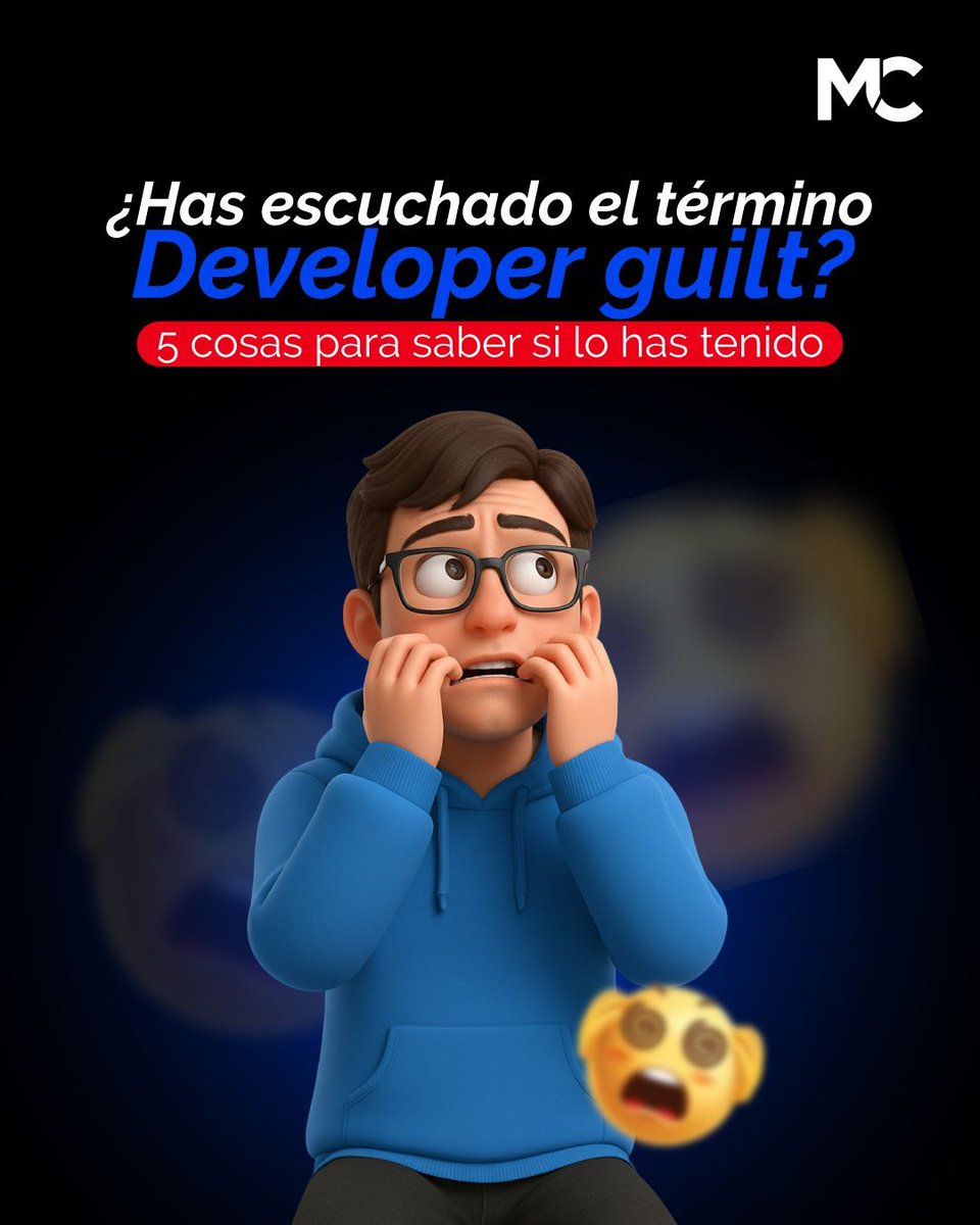 mitocode's tweet image. ¡Hey coder! 🙋🏻♀️🙋🏻♂️. ¿Has escuchado el término Developer Guilt? 😓. Esa sensación de que nunca aprendes lo suficiente, de culpa por no codear más o de compararte con otros devs 💭
💡 Aquí te dejamos 5 señales para saber si lo has tenido 👇🏼
.
#mitocode #programador #programacion