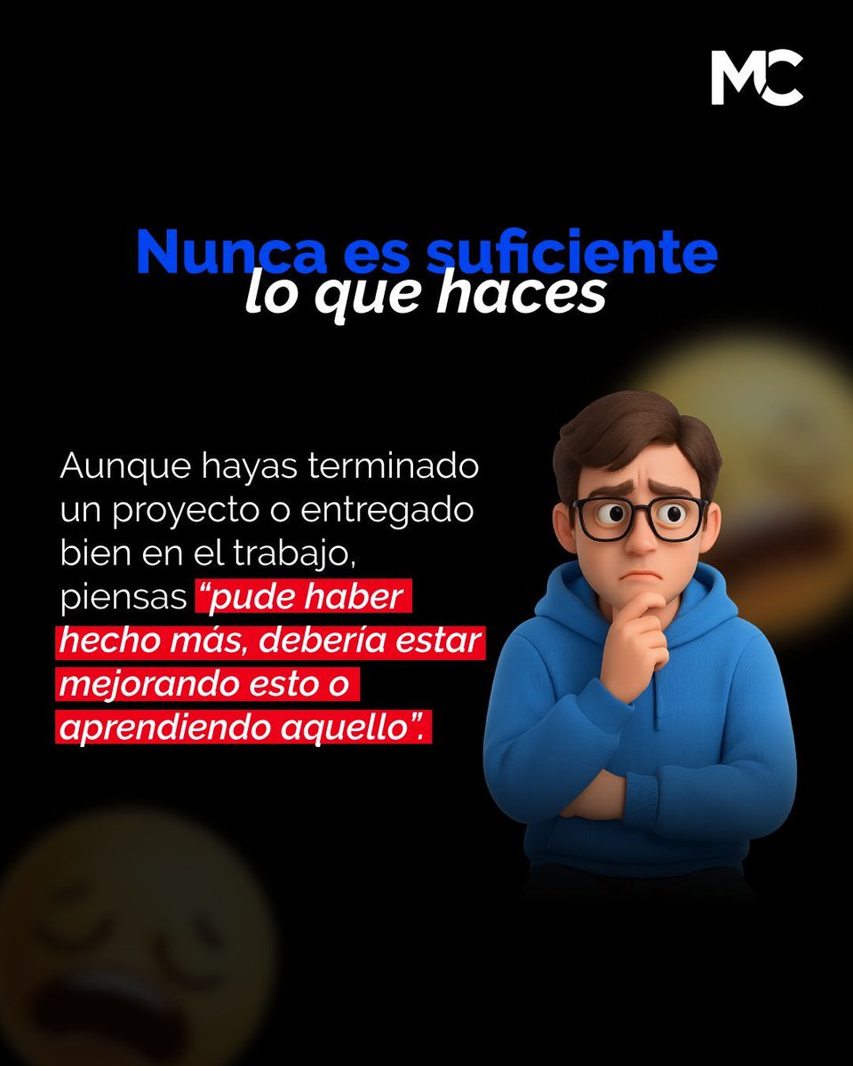 mitocode's tweet image. ¡Hey coder! 🙋🏻♀️🙋🏻♂️. ¿Has escuchado el término Developer Guilt? 😓. Esa sensación de que nunca aprendes lo suficiente, de culpa por no codear más o de compararte con otros devs 💭
💡 Aquí te dejamos 5 señales para saber si lo has tenido 👇🏼
.
#mitocode #programador #programacion