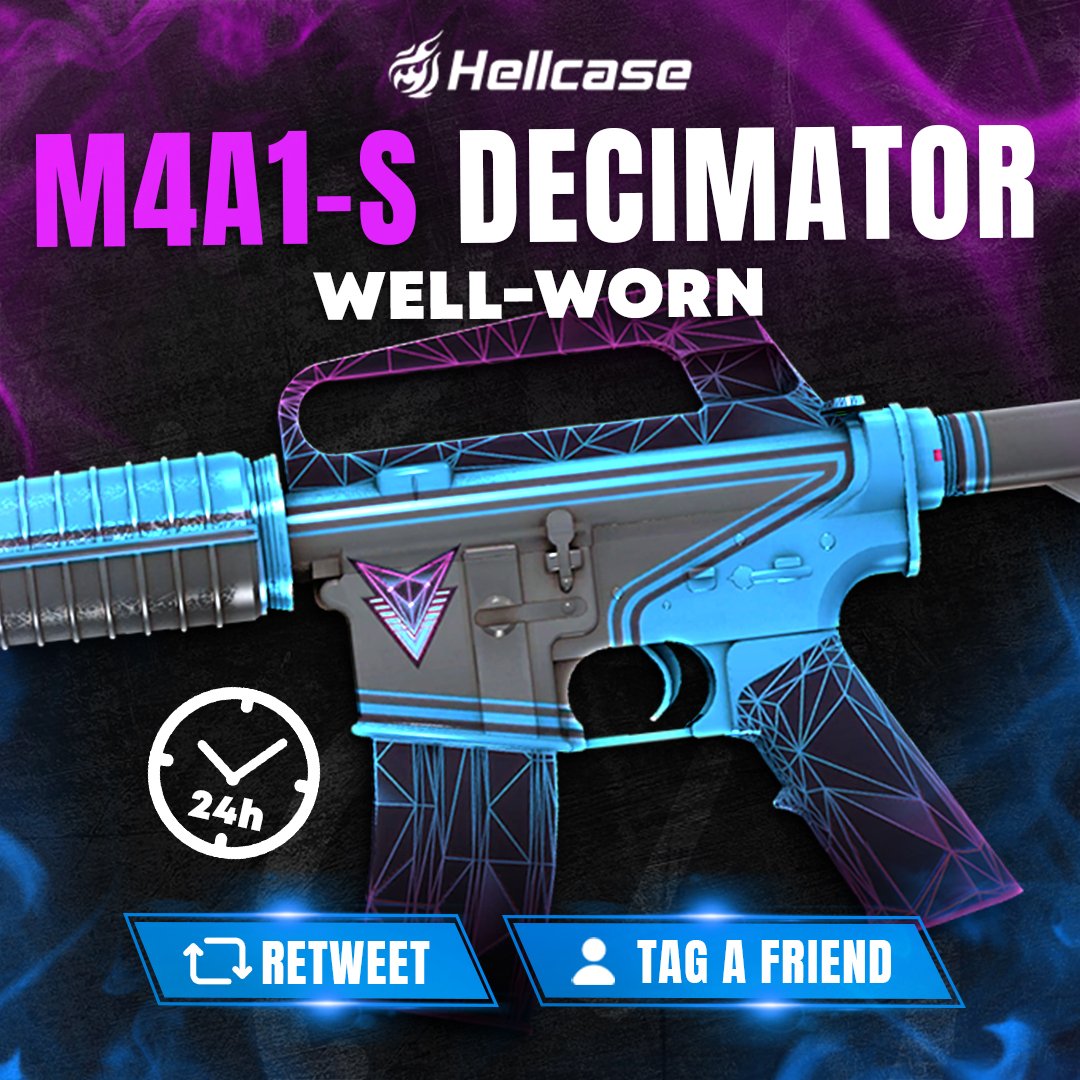 🎁 FAST GIVEAWAY 🏁

👇 Tag Your Best Friend &amp; Like
🚀 Follow us
👥 Join us on WhatsApp - whatsapp.com/channel/0029Va…
🔥 Retweet this post
😎 The winner of the previous giveaway is <a href="/unluckyvini/">bignv🐣</a>

#hellcase #csgo #cs2 #csgoskin #csgoskins #csgoskinsgiveaway #csgocases #csgocase