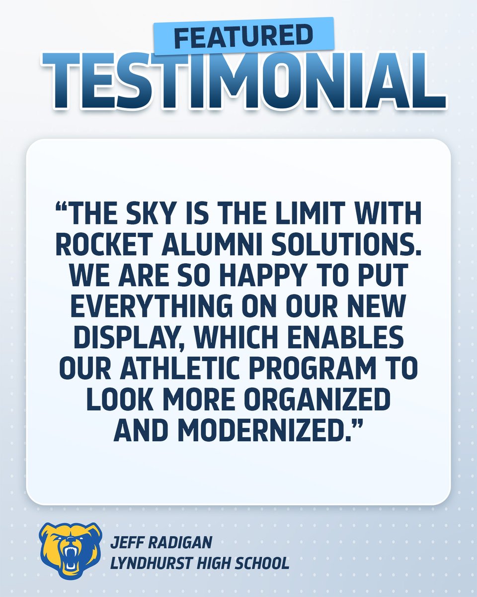 alumni_rocket's tweet image. The sky is the limit at Lyndhurst High School! 💫 This #WhyRocketWednesday, they share how Rocket helped transform their athletic program.