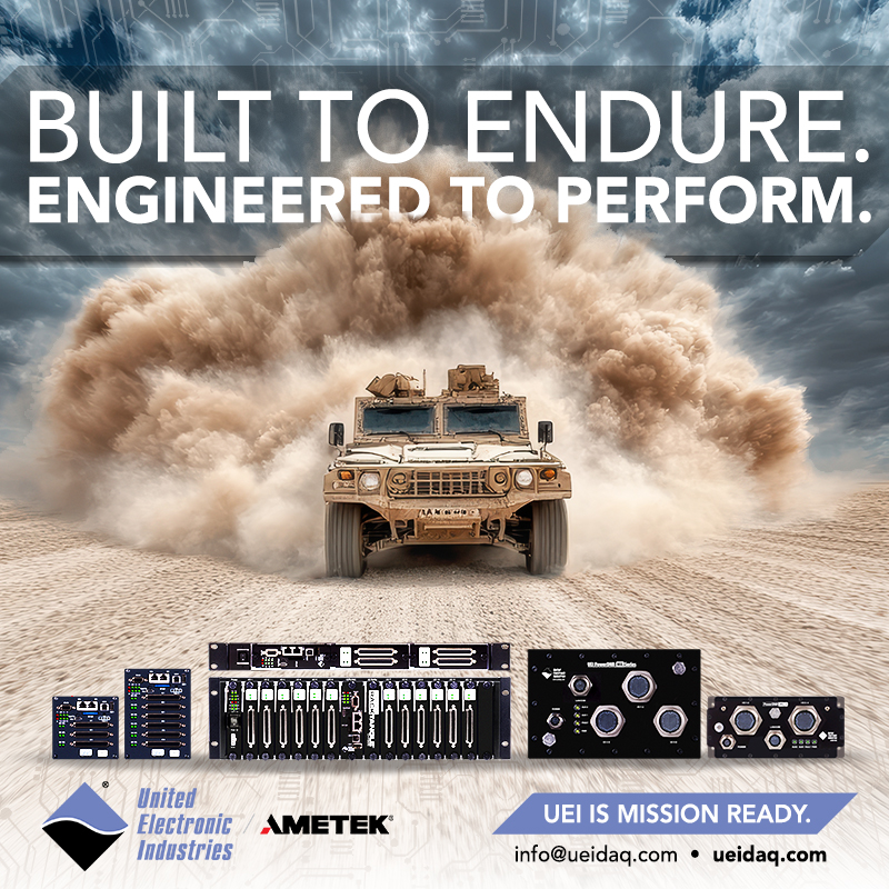 Failure isn’t an option in mil-aero. UEI’s rugged DAQ systems are built to survive heat, shock &amp; vibration — delivering real-time performance and long-term reliability with 90+ I/O options. Rugged isn’t a feature. It’s a requirement. 

Learn more: ow.ly/I2YJ50Xghm1