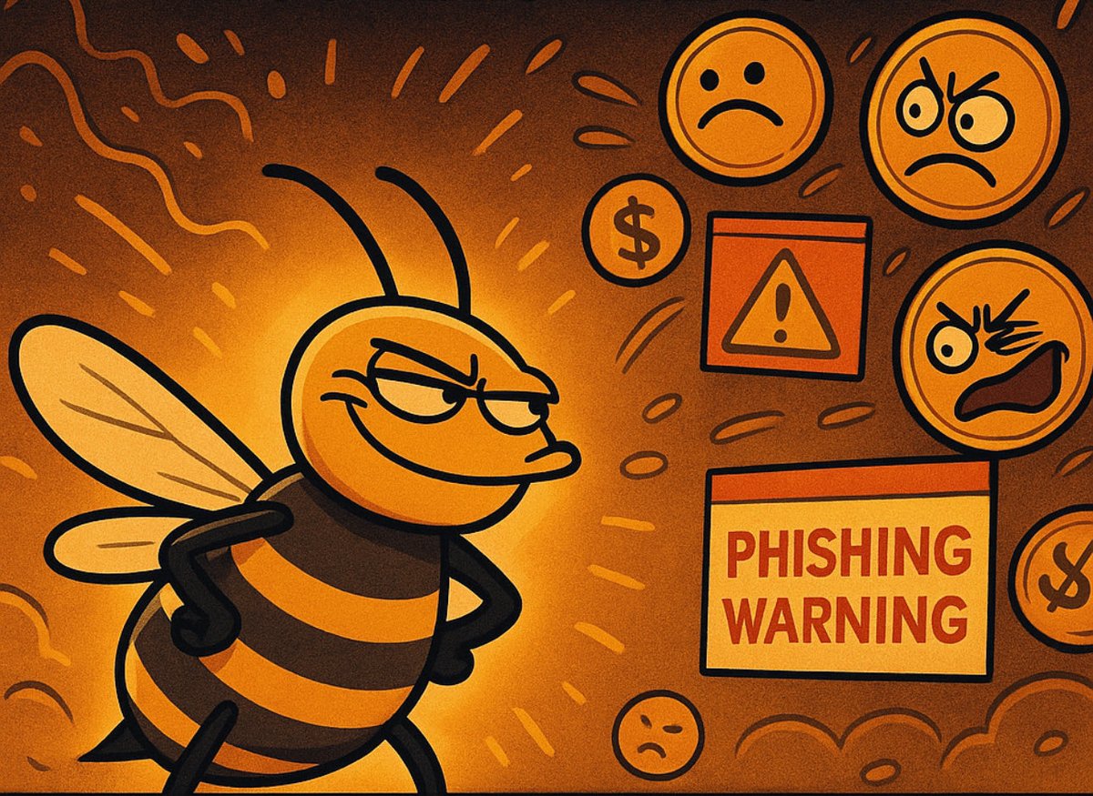 hivefury's tweet image. When a blue-check bot replies to your post with a fake support link.
Threat blocked. You’re safe🛡️