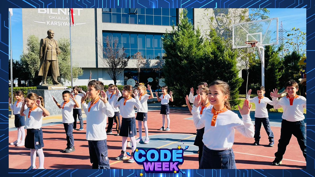 bilnetbeylikdz's tweet image. 💻✨ Bilnet Okullarında #CodeWeek Coşkusu!✨💻
Bu hafta öğrencilerimizle CodeWeek (Avrupa Kodlama Haftası) kapsamında kodlamanın eğlenceli dünyasına adım attık!
Oyunlar tasarladık, algoritmalar kurduk; dijital becerilerimizi geliştirirken bol bol eğlendik.🎮🤖