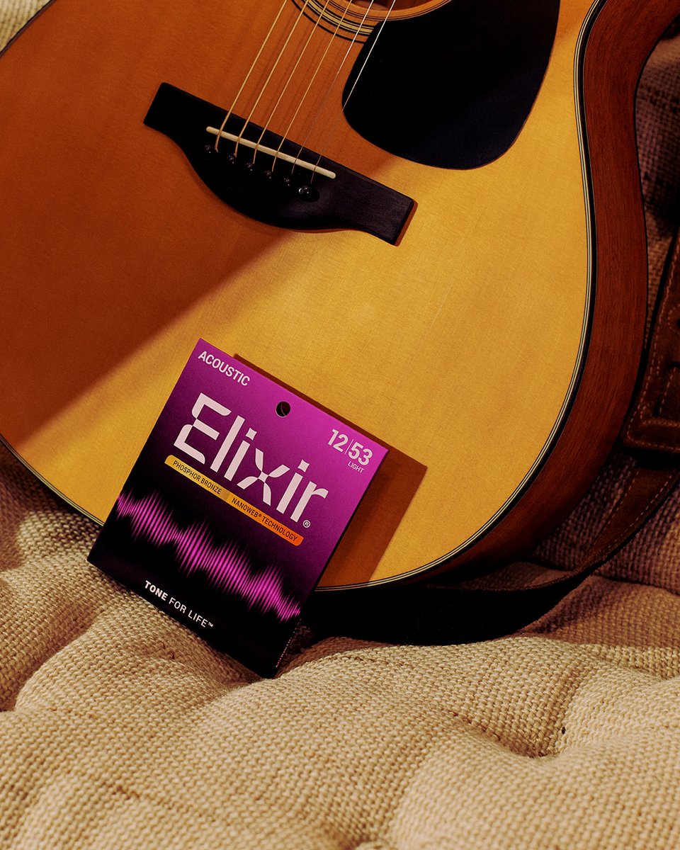 ElixirStrings's tweet image. Every guitar wants a fresh tone. Find your perfect match.
TONE FOR LIFE™