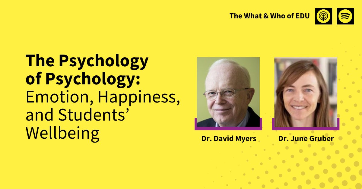 junegruber's tweet image. Always a joy to discuss psychology and well-being with David Myers

open.spotify.com/episode/6XYc8U…