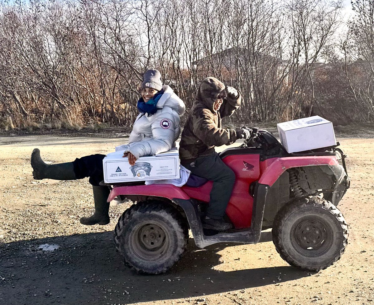 WCKitchen's tweet image. WCK is working side by side with local communities in Alaska to deliver critical food supplies by ATV to families affected by the recent flooding. In Napakiak, our teams joined local leaders Gordon, Walter, and David to provide groceries and hot meals to residents in need.…