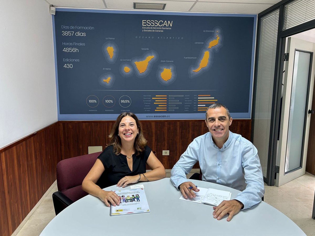 Hoy hemos mantenido un encuentro con Lorena Crusellas, presidenta de la Asociación Prevenir, para seguir avanzando en nuevas líneas de colaboración y formación conjunta orientadas a la promoción de la salud y la prevención.